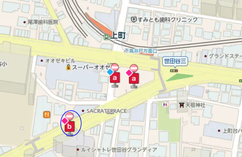 図5：バス停案内